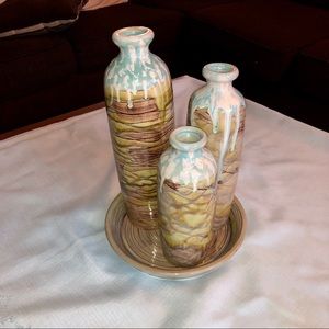 4 piece table center piece